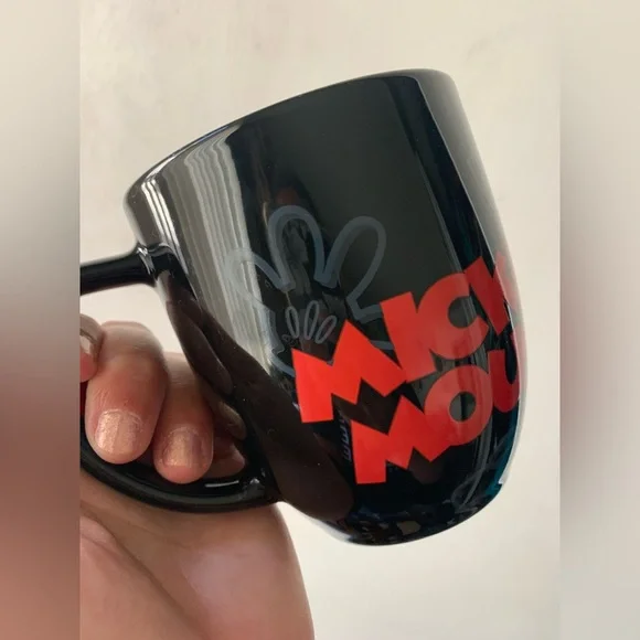 Mickey Mouse Black and Red Mug - Picture 2 of 9